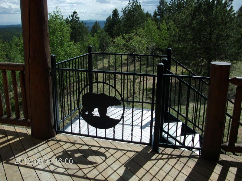 Gate, Custom Ironwork, Ancona Job Shop, ColoradoIM9678