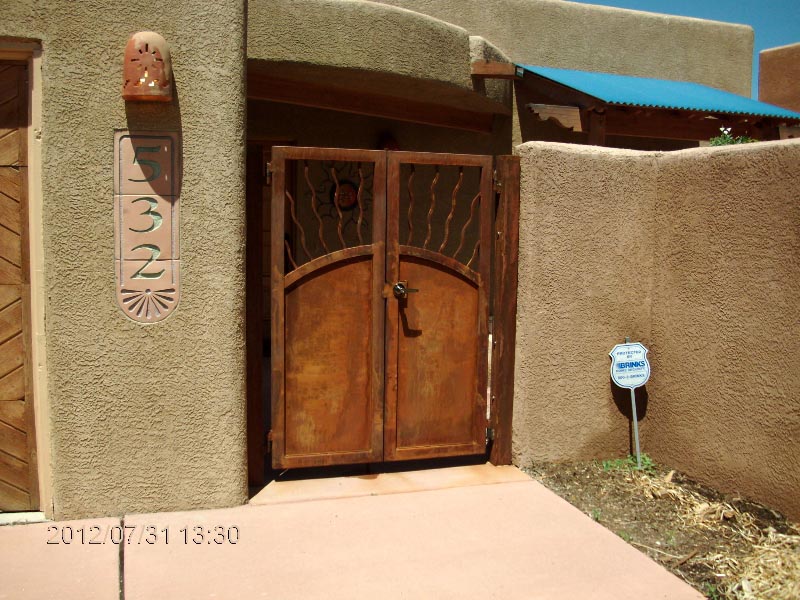 Gate, Custom Ironwork, Ancona Job Shop, ColoradoIM9678