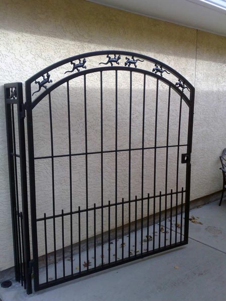 Gate, Custom Ironwork, Ancona Job Shop, ColoradoIM9678