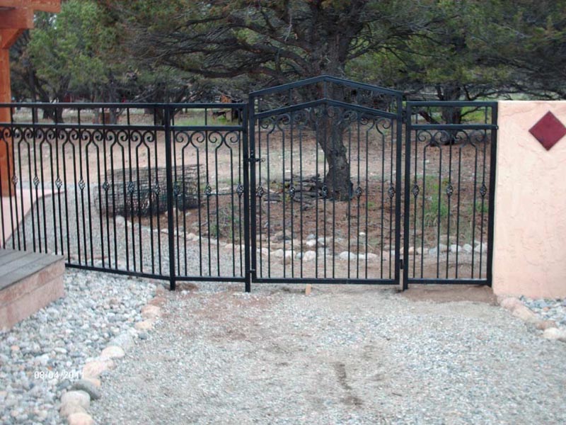 Gate, Custom Ironwork, Ancona Job Shop, ColoradoIM9678