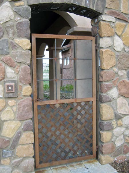 Gate, Custom Ironwork, Ancona Job Shop, ColoradoIM9678