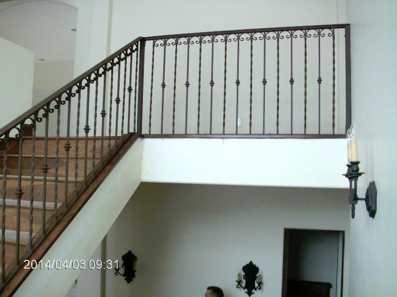 Interior Railings, Custom Ironwork, Ancona Job Shop, Colorado