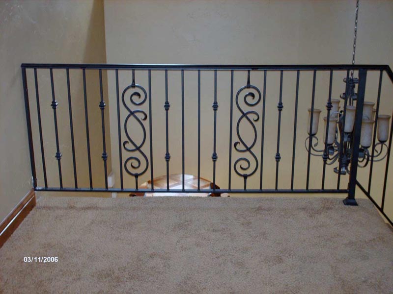 Interior Railings, Custom Ironwork, Ancona Job Shop, Colorado