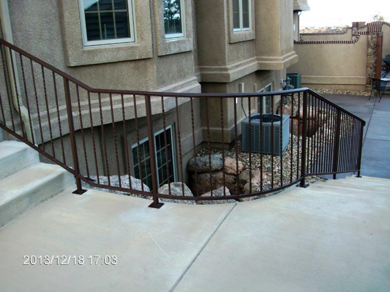 Exterior Railings, Custom Ironwork, Ancona Job Shop, Colorado