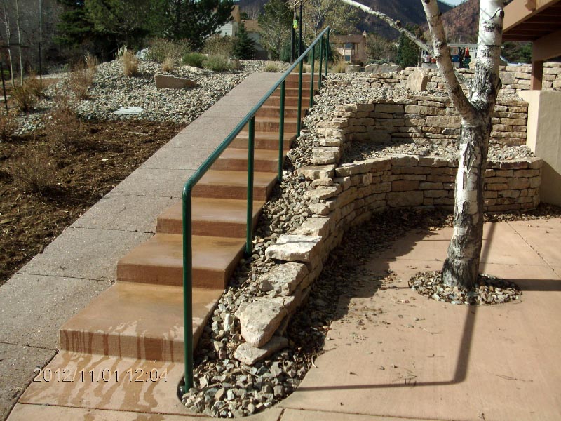 Exterior Railings, Custom Ironwork, Ancona Job Shop, Colorado