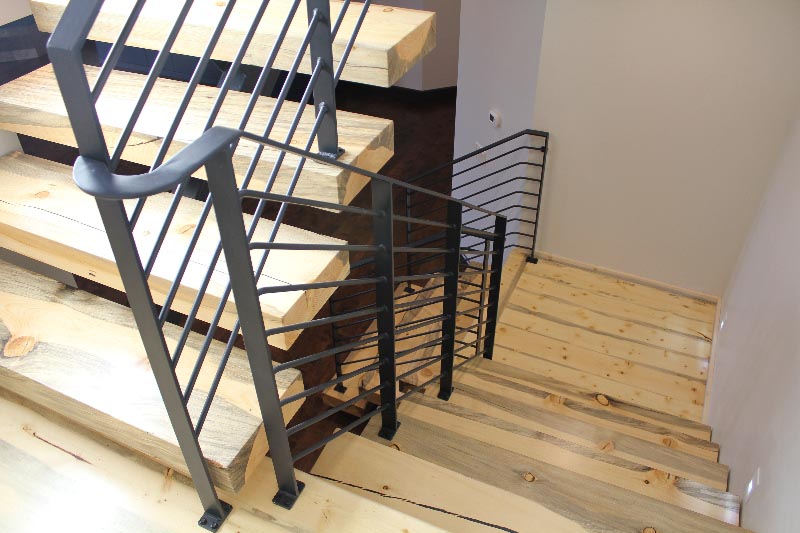 Interior Railings, Custom Ironwork, Ancona Job Shop, Colorado