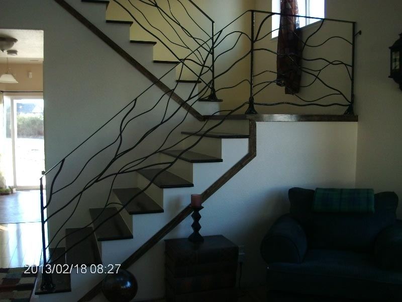 Interior Railings, Custom Ironwork, Ancona Job Shop, Colorado