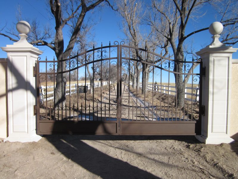 Ornamental Iron Gates Colorado Sp;rings, Wrought Iron Ranch Gates Colorado Springs